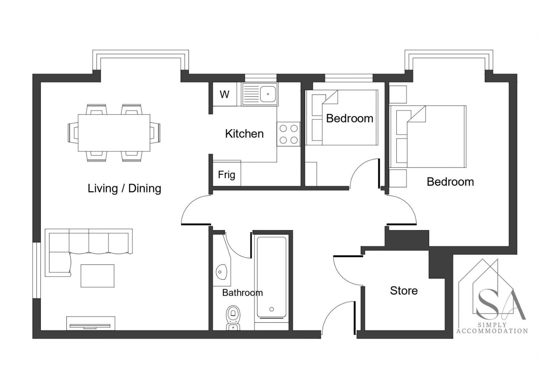 Stylish 2Br Flat - 2 Free Parking Spaces - Near Lgw Airport ครอว์ลีย์ ภายนอก รูปภาพ